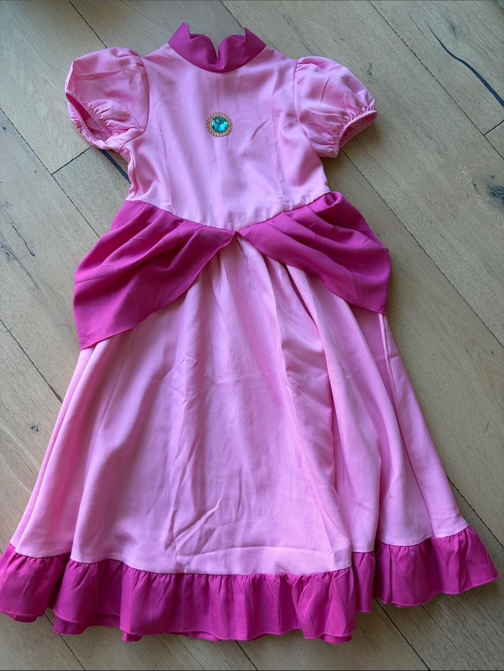 Girls Princess Peach Costume